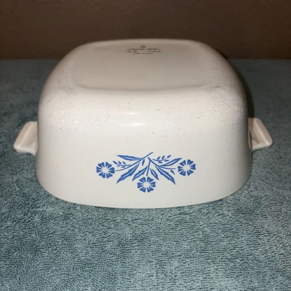 Vintage Blue Cornflower Corning Ware P-1 1/2-B 1 1/2 Qt Casserole USA No Lid
